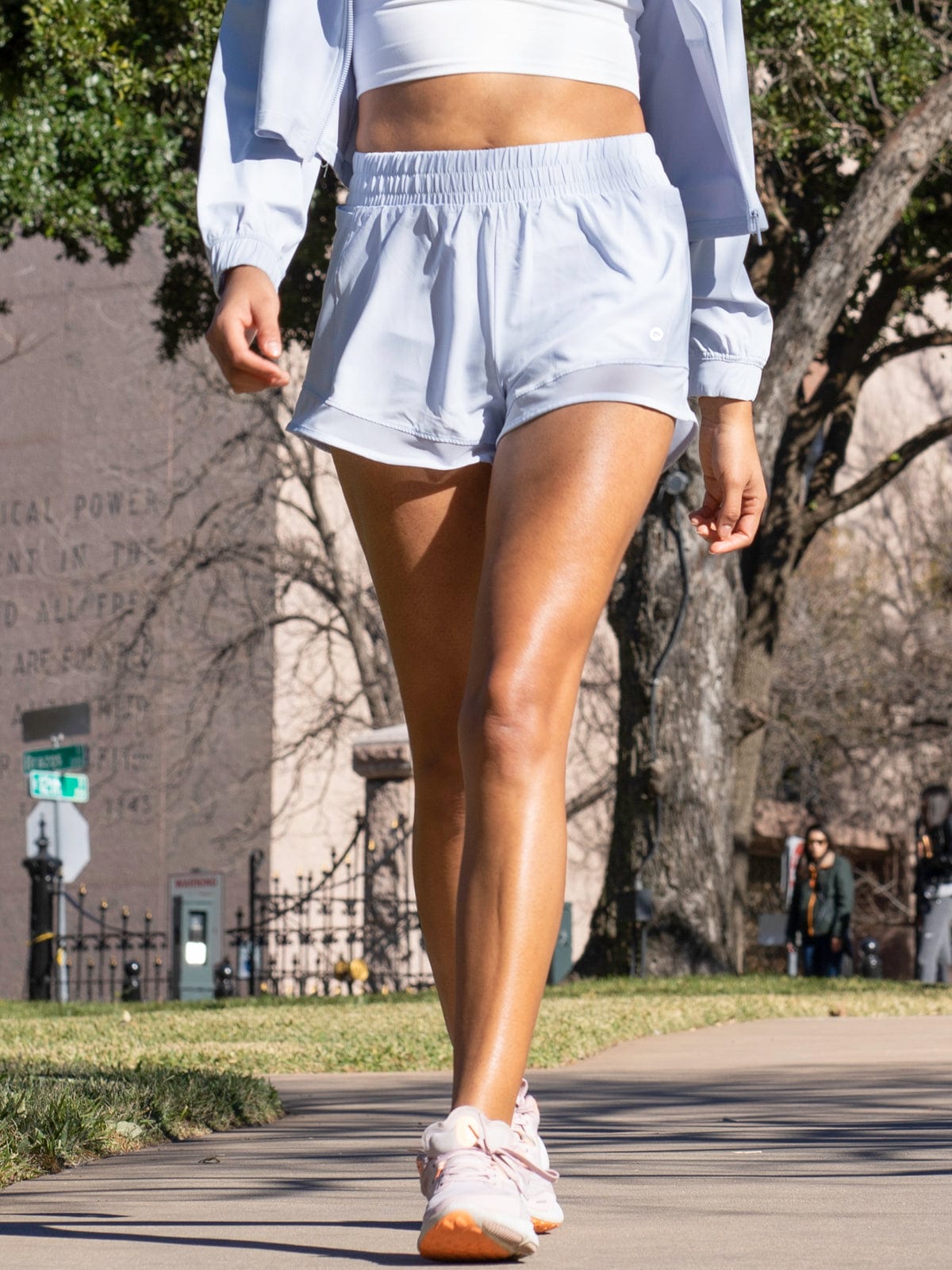 Baby blue best sale gym shorts